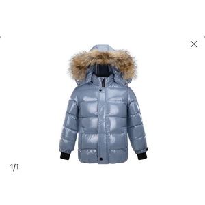 down filled toddler puffer coat, size 2-3 years.